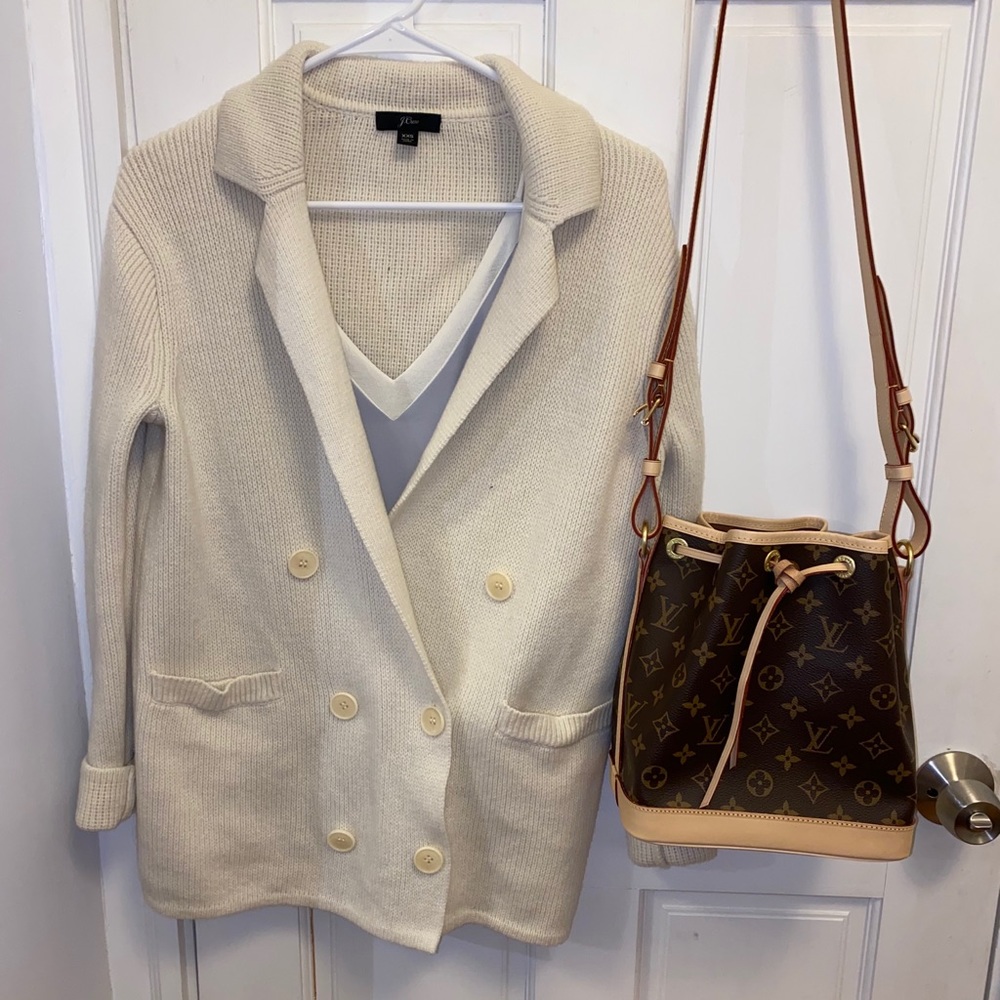 JCrew Merino Wool Long Cardigan/Blazer